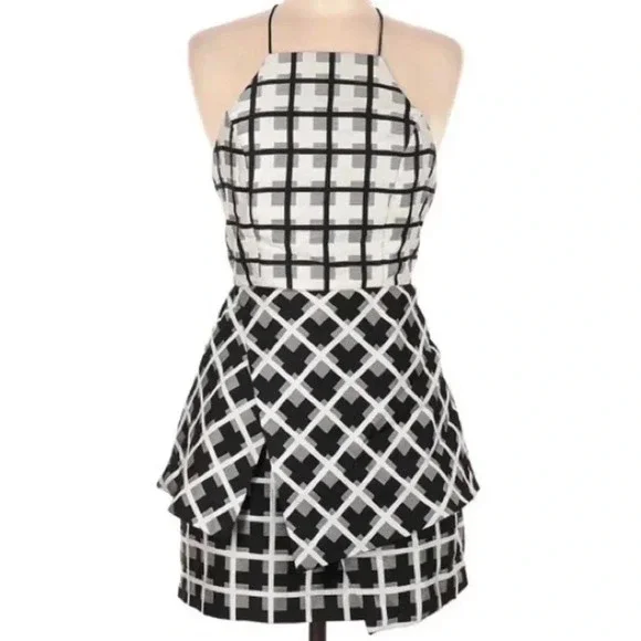 REVOLVE NBD Eternal Day Dress in Black & Cream NBD Women's Size Small - Picture 3 of 7